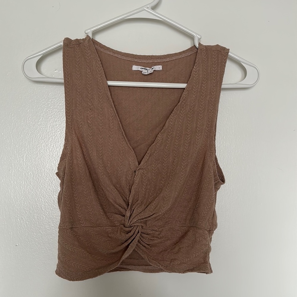 O’Neil twist front crop top